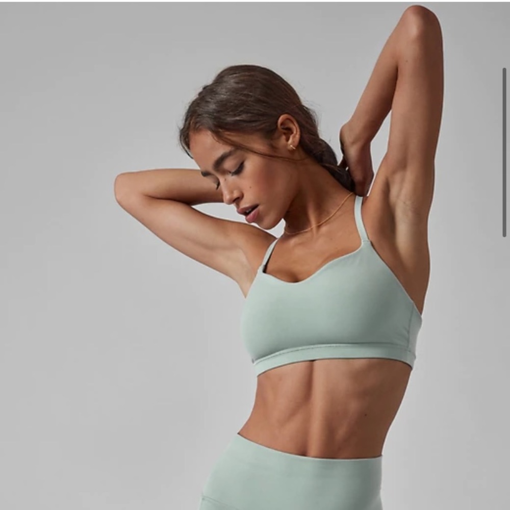 Athleta elation A-C bra, light green